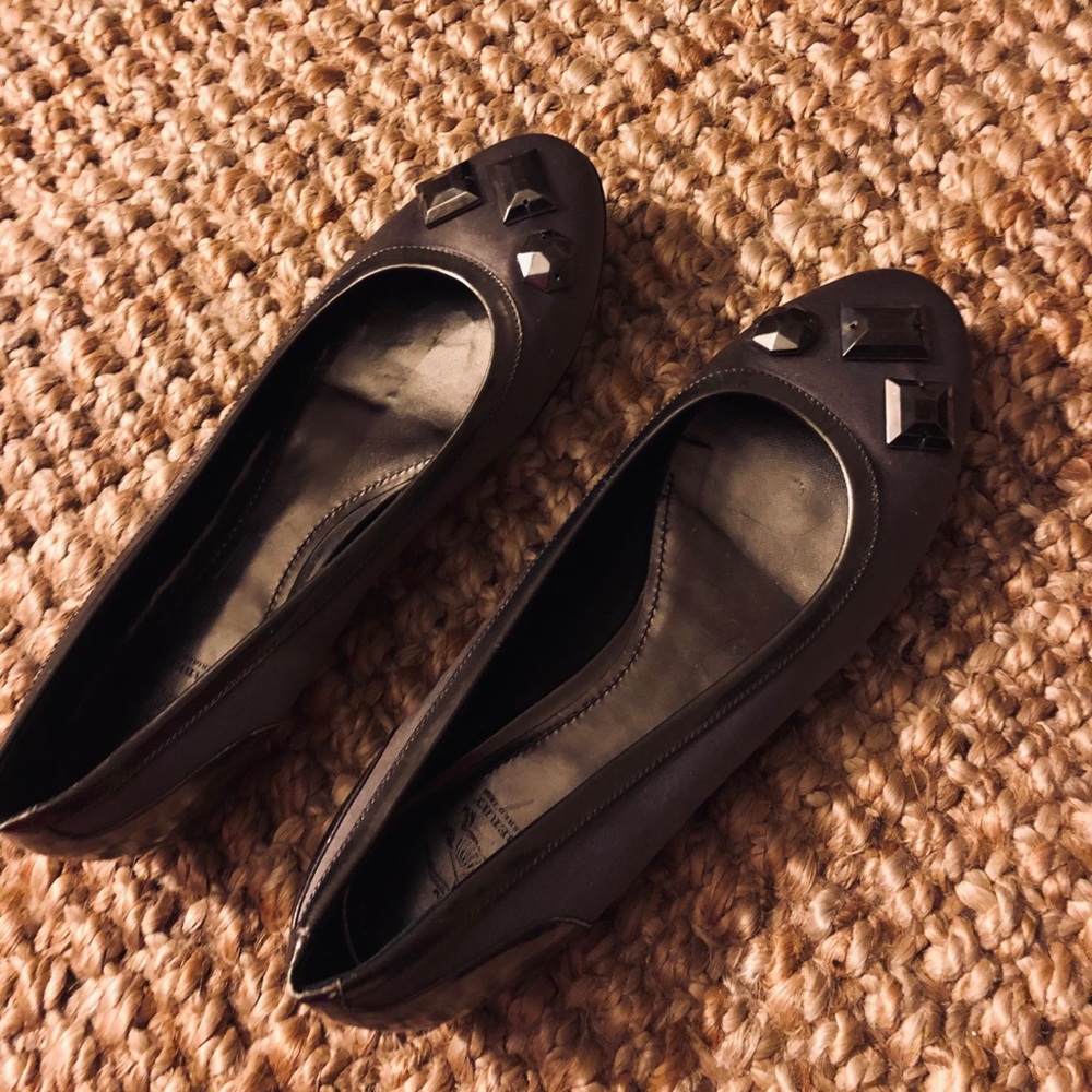 Jeweled Burberry Flats